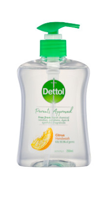 BIG W Dettol parents approved citrus hand wash 250ml offer