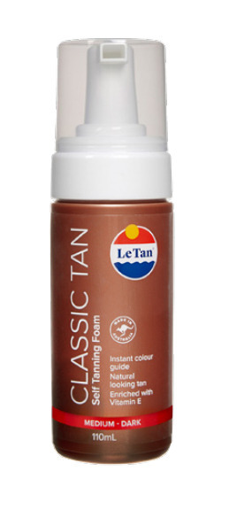 BIG W Le tan classic foam mousse 110ml - medium/ dark offer