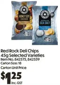 Campbells Wholesale Red Rock Deli Chips offer