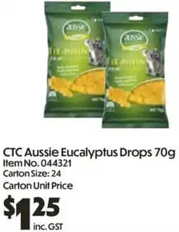 Campbells Wholesale CTC Aussie Eucalyptus Drops offer