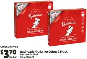 Campbells Wholesale Redheads Firelighter Cubes offer