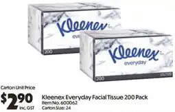 Campbells Wholesale Kleenex Everyday Facial Tissue offer