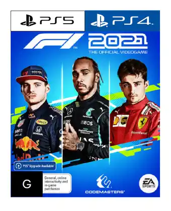 BIG W Ps5, ps4 f1 2021 offer