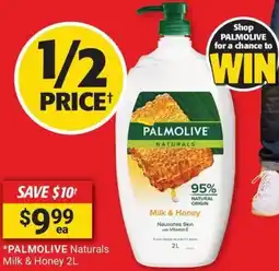 Cincotta Chemist PALMOLIVE Naturals Milk & Honey offer