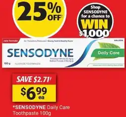 Cincotta Chemist SENSODYNE Daily Care Toothpaste offer