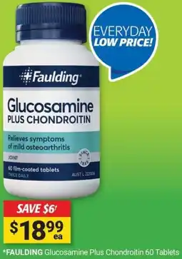 Cincotta Chemist Faulding glucosamine plus chondroitin offer