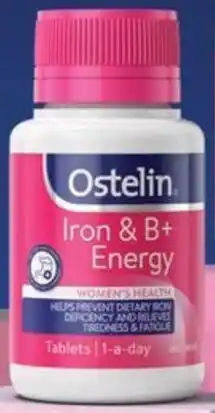 Cincotta Chemist Ostelin Iron & B+ Energy offer