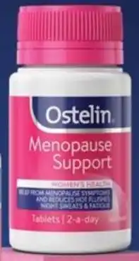 Cincotta Chemist Ostelin Menopause Support offer