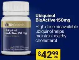 Cincotta Chemist Ubiquinol BioActive offer