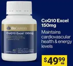 Cincotta Chemist CoQ10 Excel offer