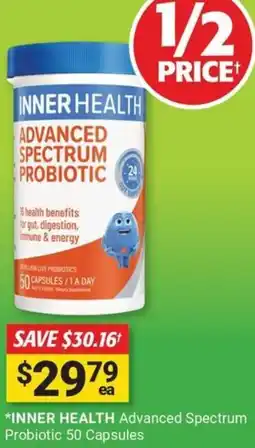 Cincotta Chemist Inner health Advanced Spectrum Probiotic offer