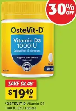 Cincotta Chemist Ostevit-D Vitamin D3 offer