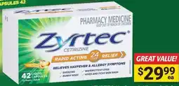 Cincotta Chemist ZYRTEC Hayfever & Allergy Relief offer