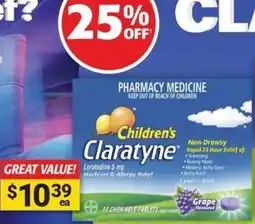Cincotta Chemist Children's Claratyne offer