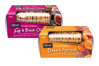 Coles Olina’s artisan crackers 100g offer