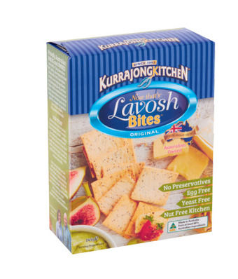 Coles Kurrajong kitchen lavosh crackers 145g offer