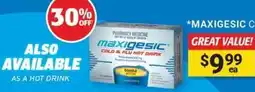 Cincotta Chemist Maxigesic Cold & Flu Hot Drink offer