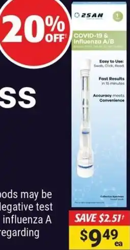 Cincotta Chemist COVID-19 & Influenza A/B offer