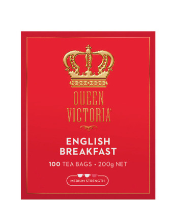 Coles Queen victoria tea bags 100 pack offer