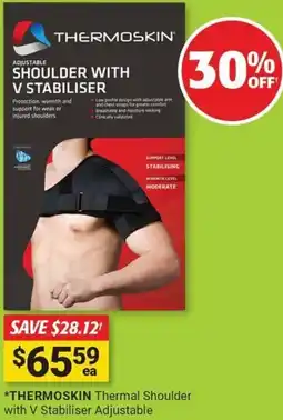Cincotta Chemist Thermoskin Thermal Shoulder with V Stabiliser Adjustable offer