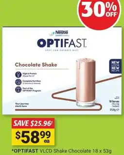 Cincotta Chemist Optifast vlcd shake offer
