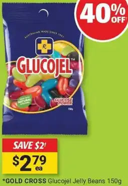 Cincotta Chemist GOLD CROSS Glucojel Jelly Beans offer