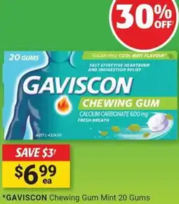 Cincotta Chemist Gaviscon Chewing Gum offer