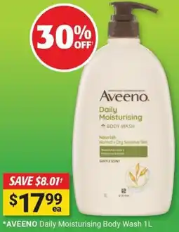 Cincotta Chemist Aveeno Daily Moisturising Body Wash offer