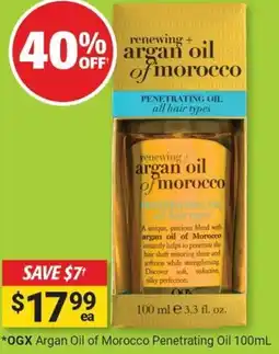 Cincotta Chemist Ogx argan oil of morocco penetrating oil offer