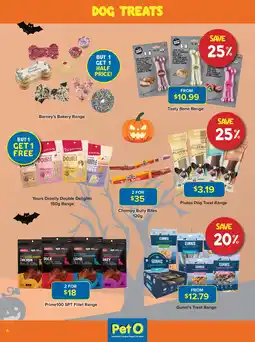 PetO Dog treats offer