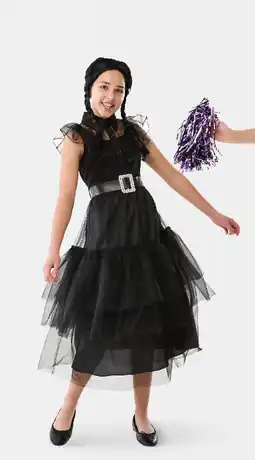 Kmart Wednesday fancy black prom dress with belt offer