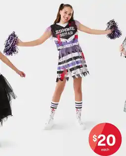 Kmart Zombie cheerleader costume offer