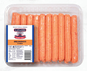 Drakes Slape & sons bbq sausages 1.5kg offer