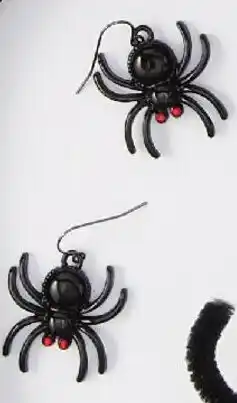 Kmart Erimberate punk spider dangle earrings offer