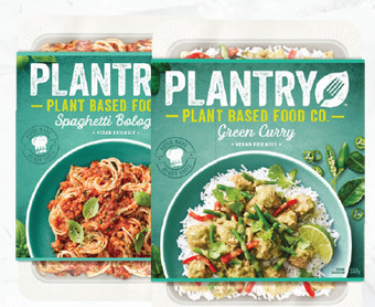 Plantry plant based co vegan meals 350g