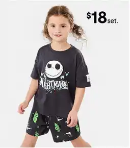 Kmart Nightmare before christmas license knit family matching pyjama offer