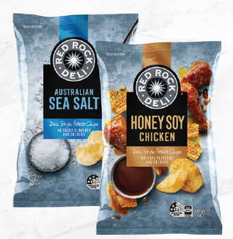 Drakes Red rock deli chips 150g-165g offer