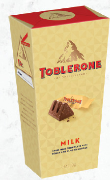 Drakes Toblerone swiss milk chocolate gift box 240g offer