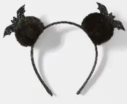 Kmart Halloween bat headband black offer