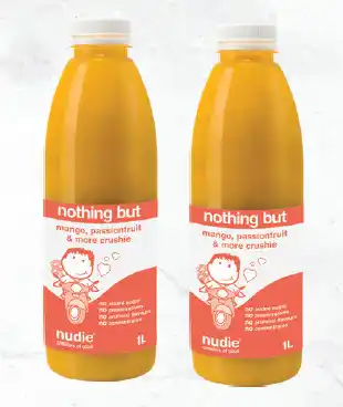 Nudie juice crushie mango passionfruit & more 1l