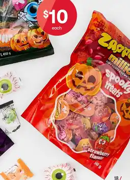Kmart Zappo millions tiny tasty chewy sweets: spooky treats offer