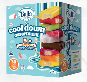 Drakes Bulla cool down assortment 30 pack offer
