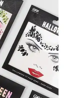 Kmart Halloween face gems dark fairy offer