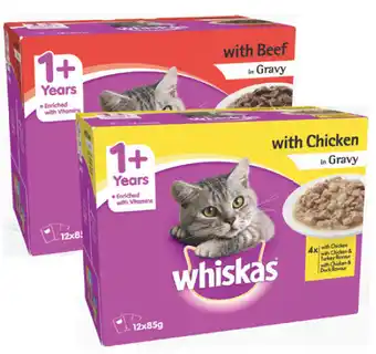 Drakes Whiskas cat food favourites 12x85g offer