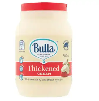 Drakes Bulla cream thickened 300ml offer