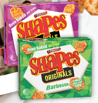 Drakes Arnott's shapes 140g-190g offer