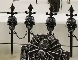 Kmart Skull chain fence stakes offer