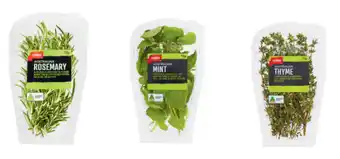 Coles Australian rosemary or thyme 10g punnet or mint 15g punnet offer