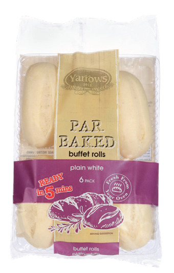 Drakes Bake at home white buffet rolls 6 pack 290g offer