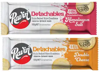 Drakes Ravin’ detachable rice crackers 100g offer